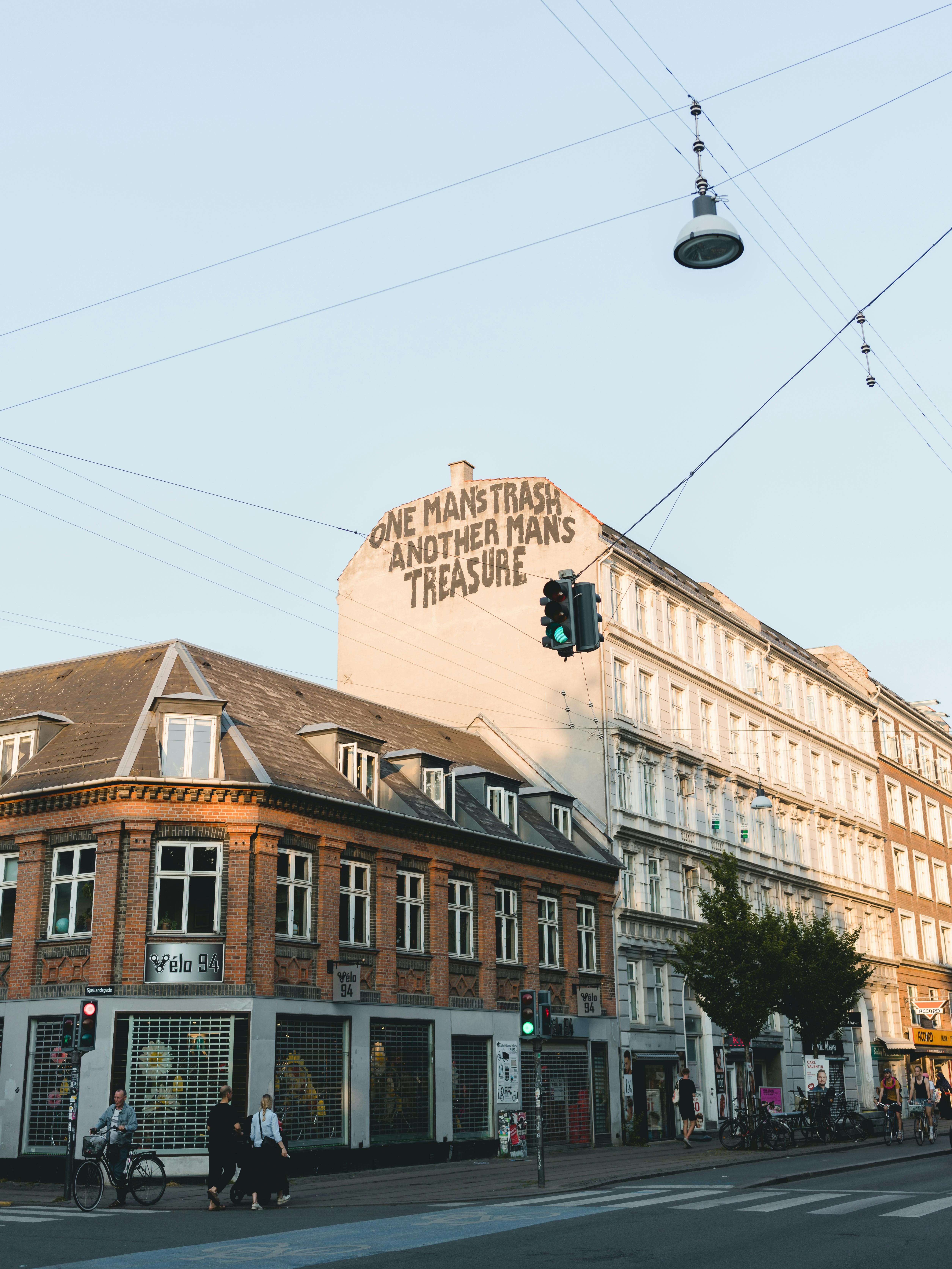 Picture of Nørrebrogade in Nørrebro.